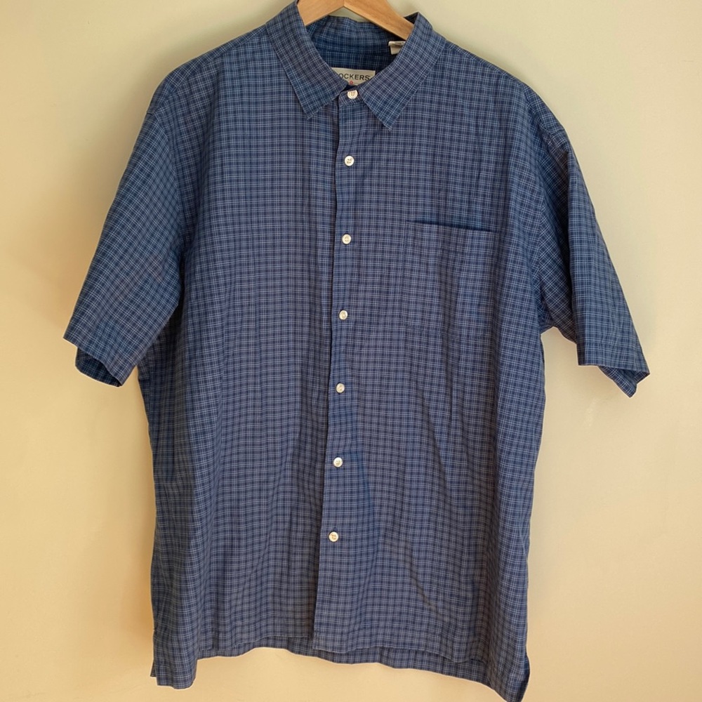 Mens Dockers Size XXL Button Front Shirt